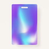 従業員フォトトレンディーダイヤモンドホログラフィック バッジ (裏面)