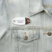 従業員フォトロゴシンプル白 名札 (インサイチュ)