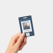 従業員フォトロゴバーコード名カスタム バッジ (手持ち)