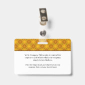 従業員フォトロゴバーコードIDカードカスタムバッジ バッジ (Back with Clip)