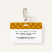 従業員フォトロゴバーコードIDカードカスタムバッジ バッジ (裏面クリップ)