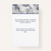 従業員フォトロゴ医療ビジネスカスタム バッジ (裏面)