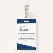 従業員フォトロゴ名カスタム病院IDバッジ バッジ (裏面クリップ)