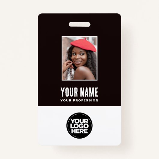 従業員フォトID会社セキュリティバッジ バッジ (正面)