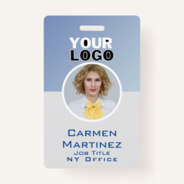 従業員フォトID会社セキュリティバーコードバッジ バッジ