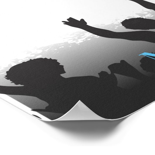 従業員マイルストーンの記念日の署名バナーの投稿 ポスター (角)