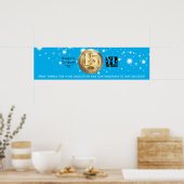 従業員マイルストーンの記念日の署名バナー ポスター (キッチン)