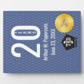 従業員マイルストーン記念日20年のプラーク フォトプラーク (正面)