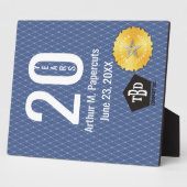 従業員マイルストーン記念日20年のプラーク フォトプラーク (側面)