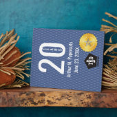 従業員マイルストーン記念日20年のプラーク フォトプラーク (側面)