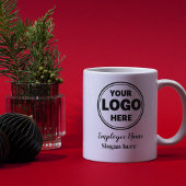 従業員マグ社名スローガン会社ロゴ コーヒーマグカップ