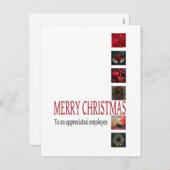従業員メリークリスマスカード シーズンポストカード (正面/裏面)