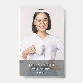 従業員モダンスタッフ会社名ID バッジ