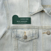 従業員モダンフォトビジネスクラシック名タグ 名札 (インサイチュ)