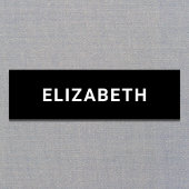 従業員モダンブラック 名札