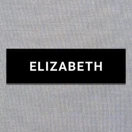 従業員モダンブラック 名札