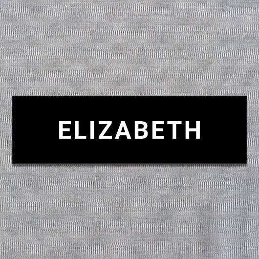 従業員モダンブラック 名札