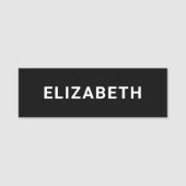 従業員モダンブラック 名札 (正面)