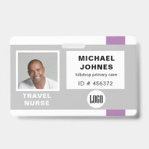 従業員ロゴおよび写真名タグ