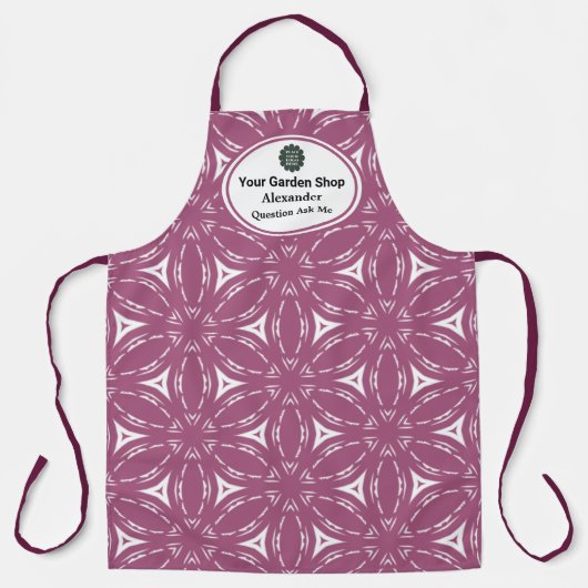 従業員ロゴのプロモーションカスタムカスタム エプロン (正面)