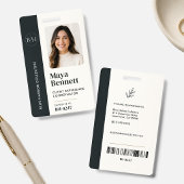 従業員ロゴバッジ プロフェッショナル企業ID グレー バッジ