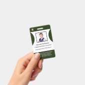 従業員ロゴID識別名タグバッジ バッジ (手持ち)