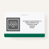 従業員企業のの写真IDバッジ バッジ (裏面)