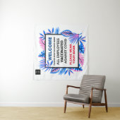 従業員全員接種済み歓迎タペストリーバックドロップ タペストリー (インサイチュ)