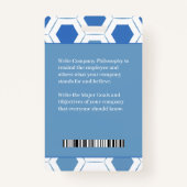 従業員写真バーコードカスタム医療薬剤師 バッジ (裏面)