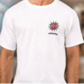 従業員名とロゴのアップロードテンプレート- Tシャツ