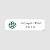 従業員名タグ – 会社の事務用品 名札 (正面)