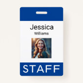 従業員名タグ、個人の会社のロゴ、個人 バッジ (正面)