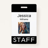 従業員名タグ、個人の会社のロゴ、個人 バッジ (正面)