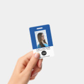 従業員名タグIDバッジラベルバッジ バッジ (手持ち)