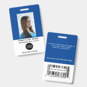 従業員名タグIDバッジラベルバッジ バッジ (表裏)