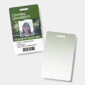 従業員名バッジ|カスタムのロゴと色 バッジ (正面＆裏面)