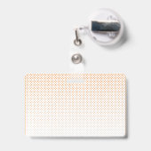 従業員名バッジ|カスタムのロゴと色 バッジ (裏面（伸縮クリップ）)