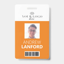 従業員名バッジ|カスタムのロゴと色