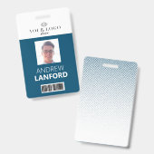 従業員名バッジ|カスタムのロゴと色 バッジ (正面＆裏面)