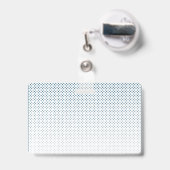 従業員名バッジ|カスタムのロゴと色 バッジ (裏面（伸縮クリップ）)