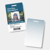 従業員名バッジ|カスタムのロゴと色 バッジ (Front & Back)