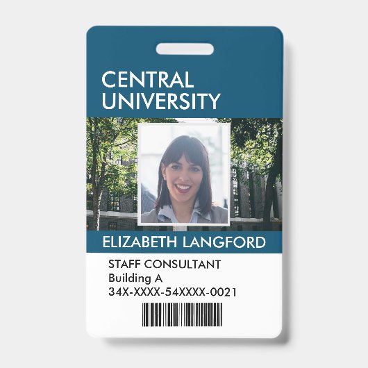 従業員名バッジ|カスタムのロゴと色 バッジ (Front)