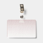 従業員名バッジ|カスタム文字とColor Basic バッジ (裏面 （クリップ付）)