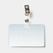 従業員名バッジ|カスタム文字とColor Basic バッジ (裏面 （クリップ付）)