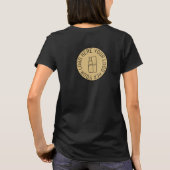 従業員名 ビジネス ロゴ メイク サロン Tシャツ (裏面)