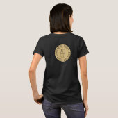 従業員名 ビジネス ロゴ メイク サロン Tシャツ (裏面フル)