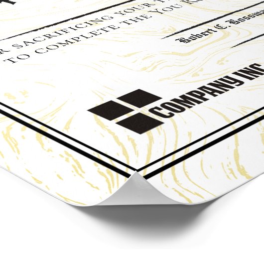 従業員婚約来の早期審査証明書 ポスター (角)