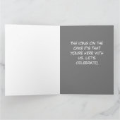 従業員感謝の仕事記念日 カード (内部)