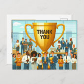 従業員感謝デーありがとう ポストカード (正面/裏面)