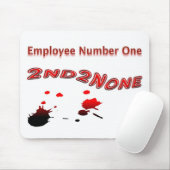 従業員番号1秒から「なし」 マウスパッド (マウス)
